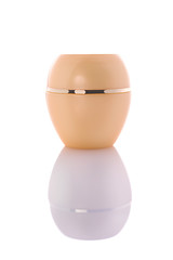 Jar for cosmetics on a white background