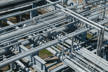 Chemical manufacturing plant construction