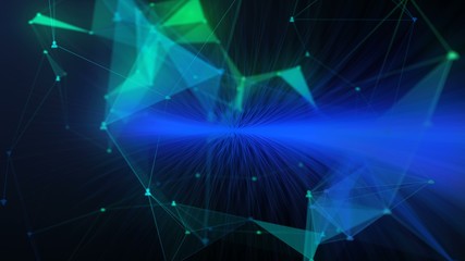 Blue glow from the center. sun's glow, speed of light. background icon cloud character, wifi. concept of cloud network. Social networking technologies. wi-fi connection. Resolution 4K