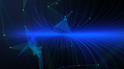 Blue glow from the center. sun's glow, speed of light. background icon cloud character, wifi. concept of cloud network. Social networking technologies. wi-fi connection. Resolution 4K