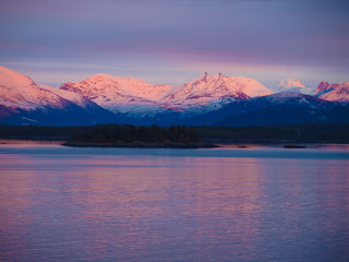Fototapeta premium Norway Sunset