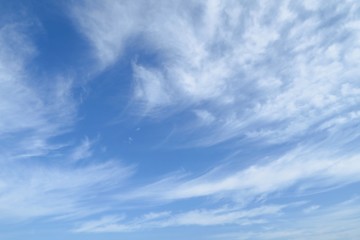 Obraz premium 秋のはけ雲素材