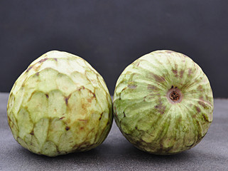 ripe cherimoya fruit