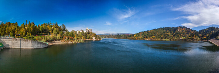 Fototapeta premium Medieval Dunajec castle in Niedzica