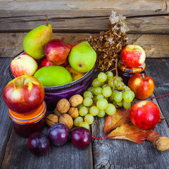 autumn fruits 
