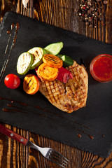 Grilled Chicken with Vegetables