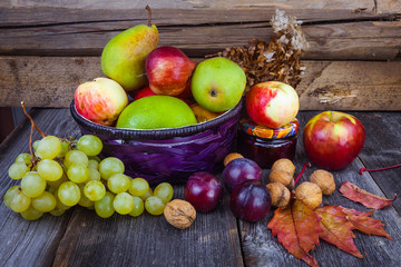 autumn fruits 
