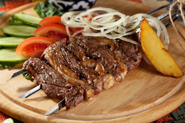 Breast of Lamb Skewers