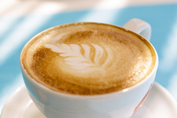 detail of coffee cup