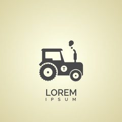 tractor icon design