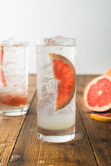 Refreshing Cocktail with Red Grapefruit