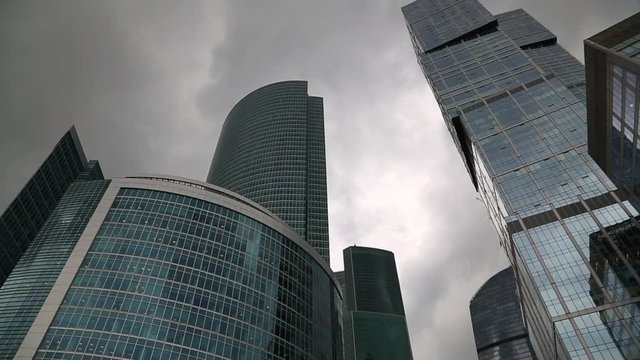 View of skyscrapers International Business Center in Moscow, Russia