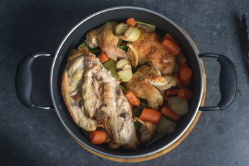 Chicken Stock Ready to be cooked