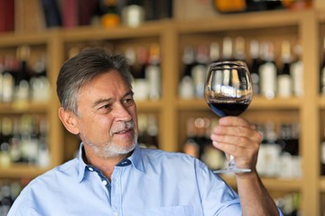 Man tasting wine
