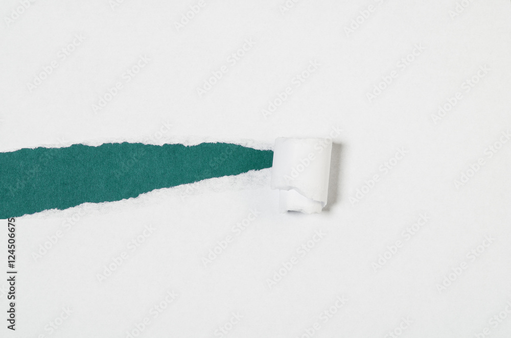 Poster torn blank paper with copy space for text or message