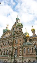 Fototapeta na wymiar Iglesia del Salvador sobre la sangre derramada, San Petersburgo, Rusia
