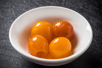 金柑の甘露煮　おせち料理　 Kumquat Japanese food