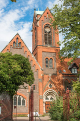 Fototapeta na wymiar Mutterhauskirche Kaiserswerth Düsseldorf