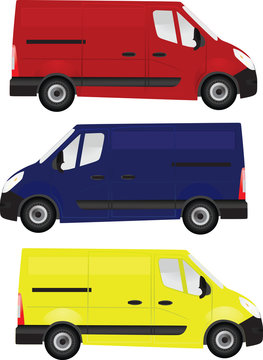 Delivery truck vector