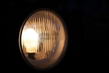 Lampe von einer Lokomotive