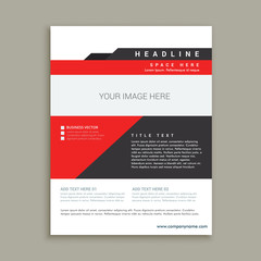 business magazine poster template