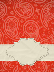 Frame in the Indian style