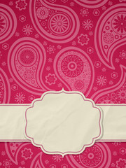 Frame in the Indian style