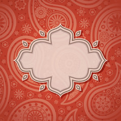 Frame in the Indian style