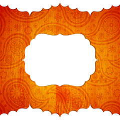 Frame in the Indian style