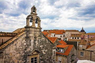 Fototapeta na wymiar Dubrovnik town Tower bell, Croatia