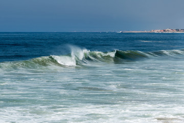 Atlantic wave at Portugal coast.