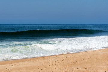 Fototapeta na wymiar Atlantic wave at Portugal coast.