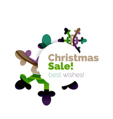 Christmas and New Year sale banner