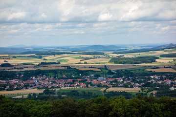 Fototapeta na wymiar Panorama von Scheßlitz