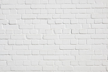 Hintergrund weiße Backsteinwand 