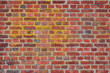 Hintergrund verwitterte Backsteinwand