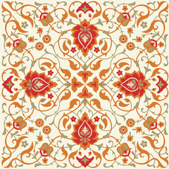 Floral pattern in eastern style