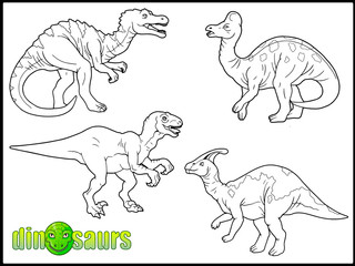 Fototapeta premium dinosaurs 