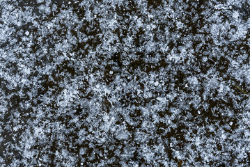 snowflake pattern crystals snow