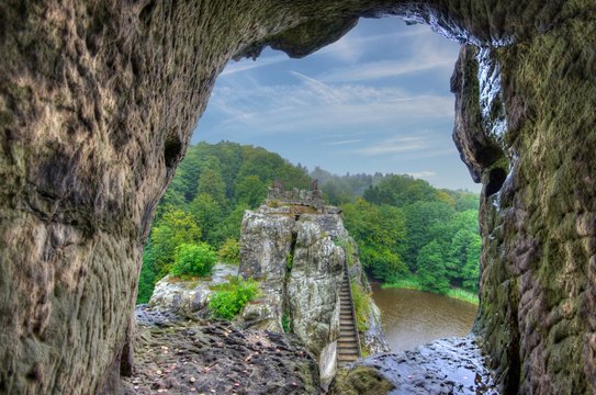 Fototapeta Felsenblick Externsteine Teuteburger Wald