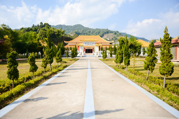 The Chinese Martyrs Memorial Museum in doi Mae Salong, nothern of Thailand