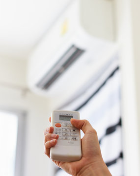 Air conditioner blowing cool