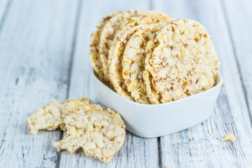 Portion of Corn Waffles