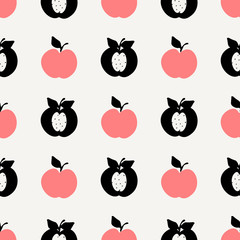 Seamless Apples Pattern