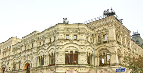 Fototapeta premium Arquitectura y plaza Roja de Moscú, Rusia