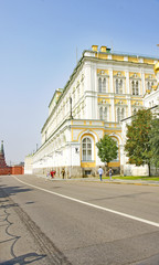 Edificios y jardines del Kremlin, Moscú, Rusia