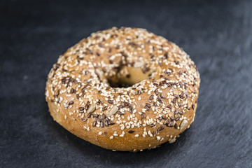 Wholemeal Bagels (selective focus)