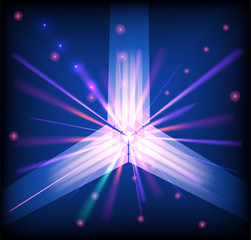 abstract background with light effects, rays