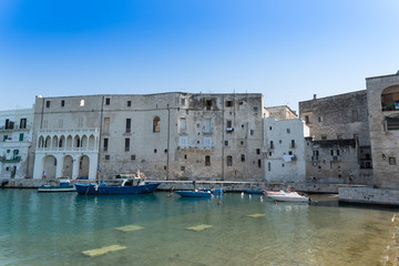 Monopoli medieval town and port, Puglia, Italy.

