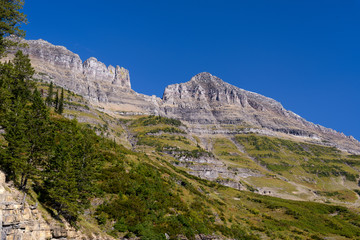 Fototapeta na wymiar Scenic View of Glacier National Park